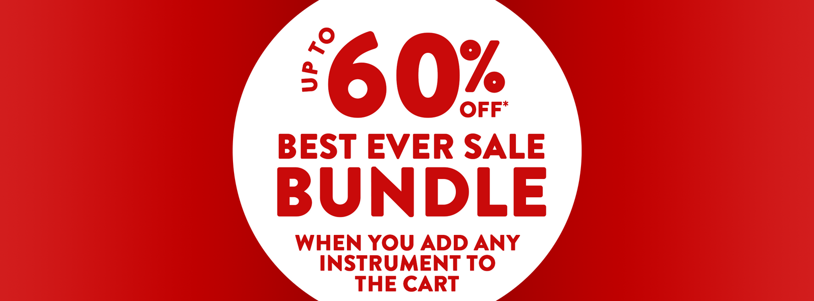 OUR BIGGEST SALE YET! ALL DISCOUNT OPTIONS